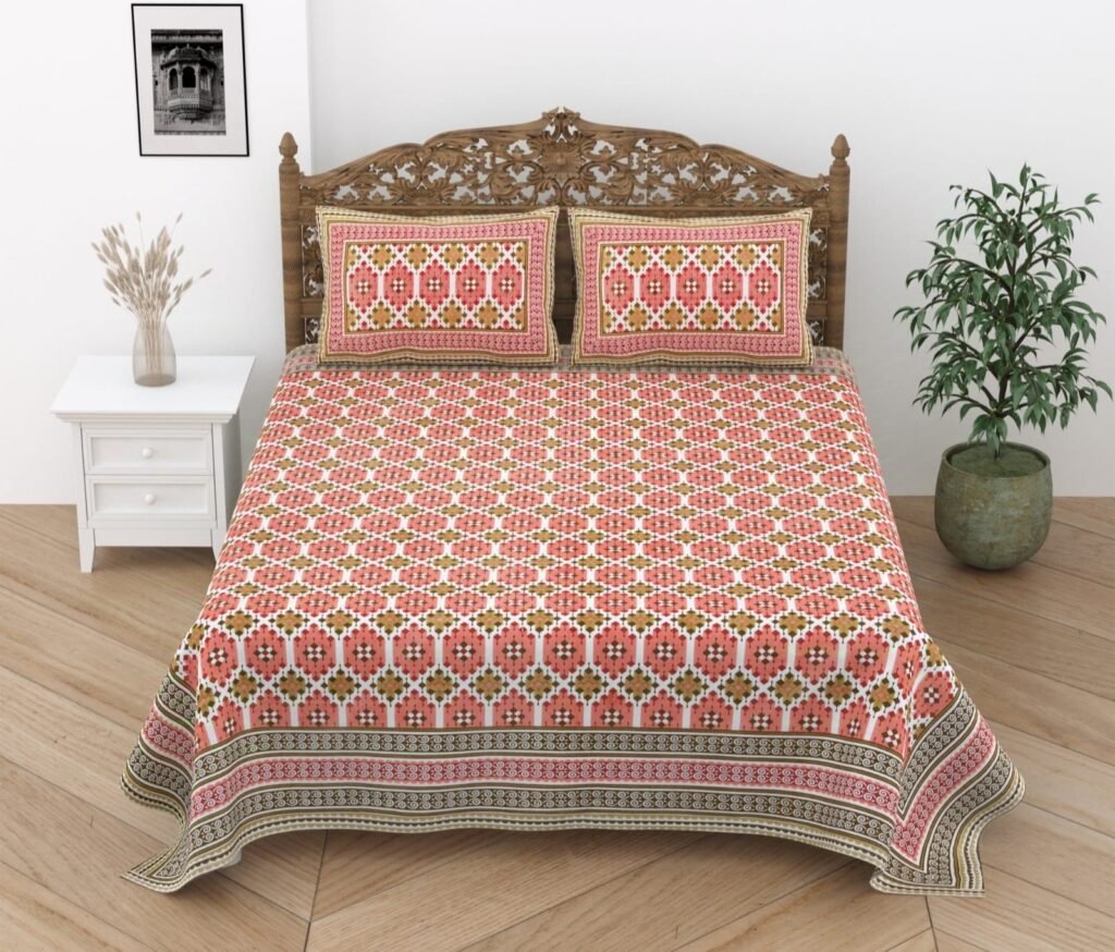 Fashionable Flowy Pattern Bedsheet