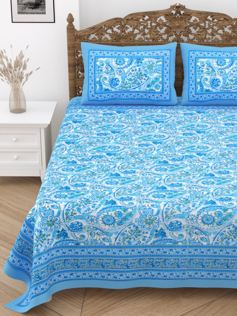 Ravishing Floral Pattern Bedsheet